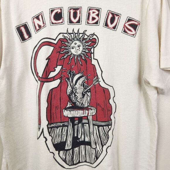 Incubus Light Grenades Double Sided Graphic Short Sleeve Tee Small - Picture 4 of 6